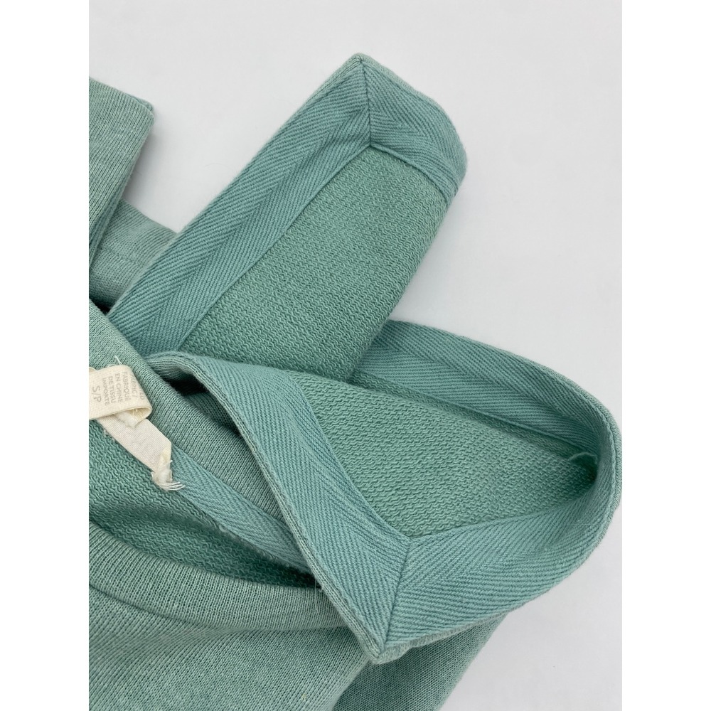 Eileen Fisher Organic Cotton Linen Lyocell Sweatshirt Sage Green Small S/P - Picture 14 of 14
